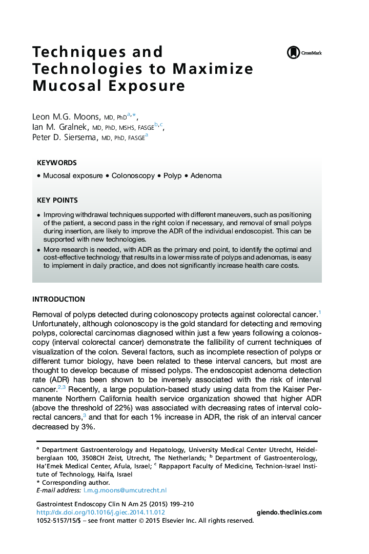 Techniques and Technologies to Maximize Mucosal Exposure