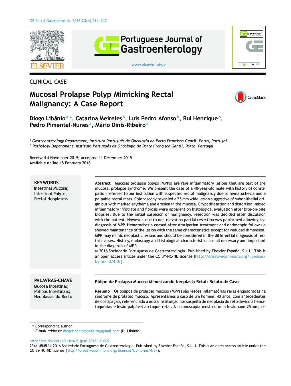 Mucosal Prolapse Polyp Mimicking Rectal Malignancy: A Case Report