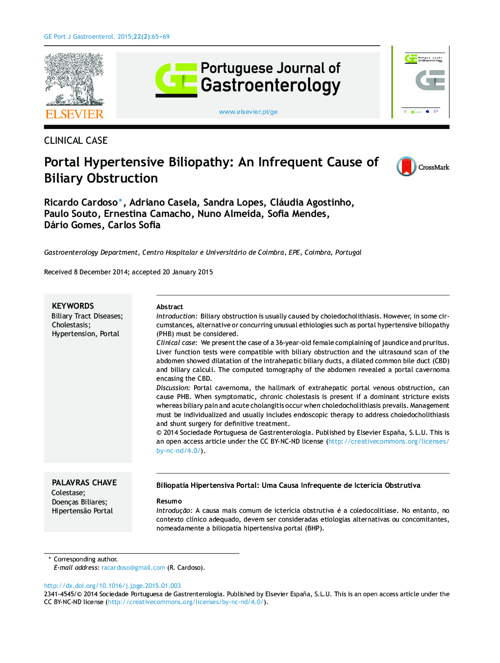 Portal Hypertensive Biliopathy: An Infrequent Cause of Biliary Obstruction