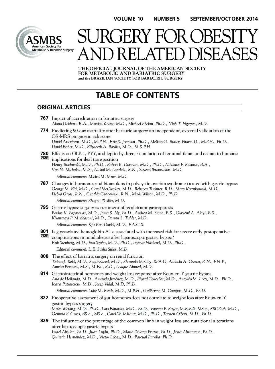 Table of Contents