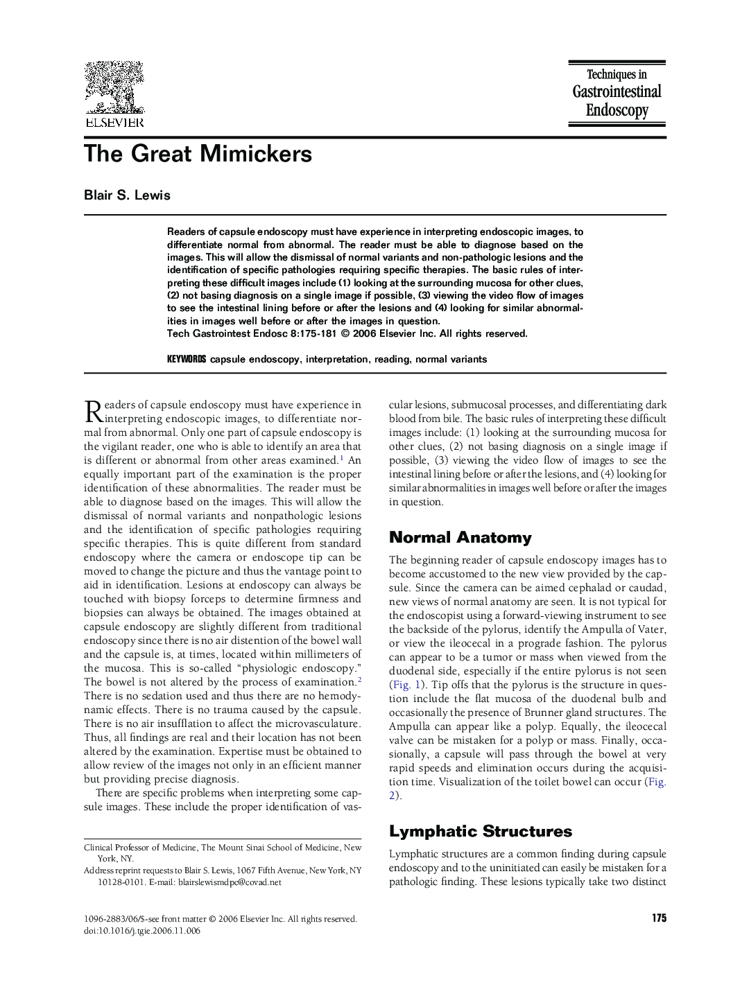 The Great Mimickers