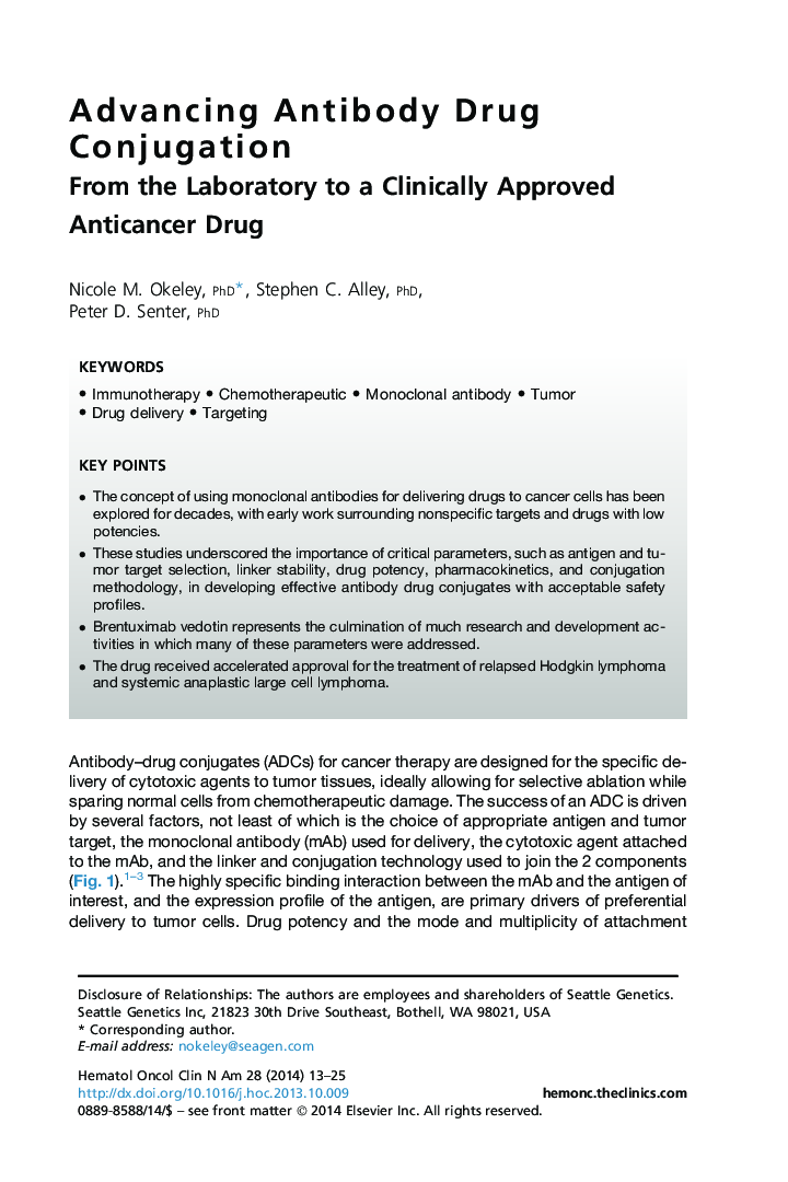 Advancing Antibody Drug Conjugation