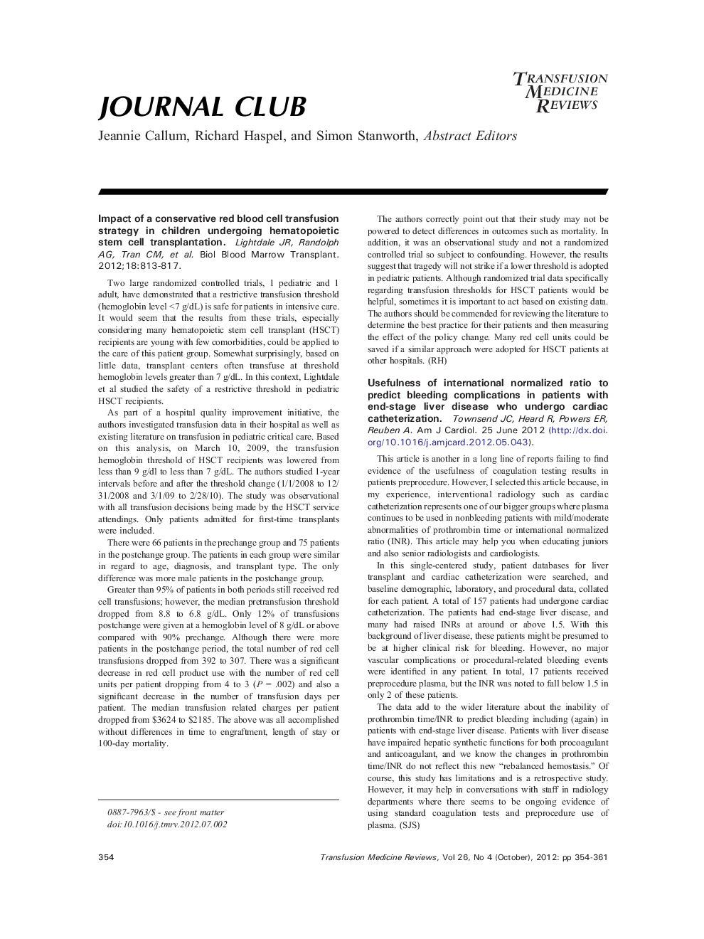 Journal Club