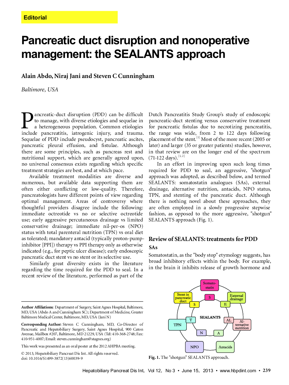 Pancreatic duct disruption and nonoperative management: the SEOLONTS approach