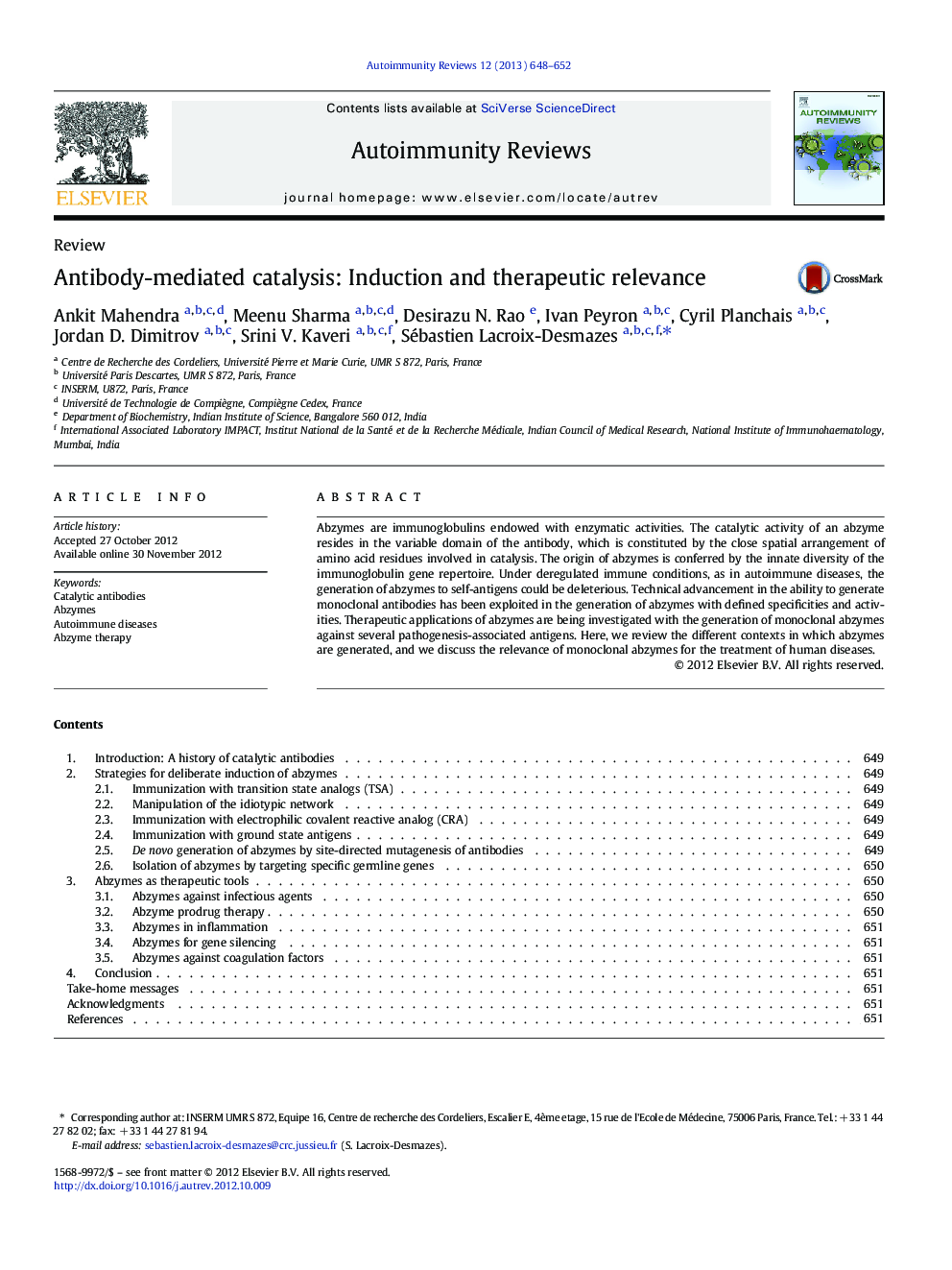 Antibody-mediated catalysis: Induction and therapeutic relevance