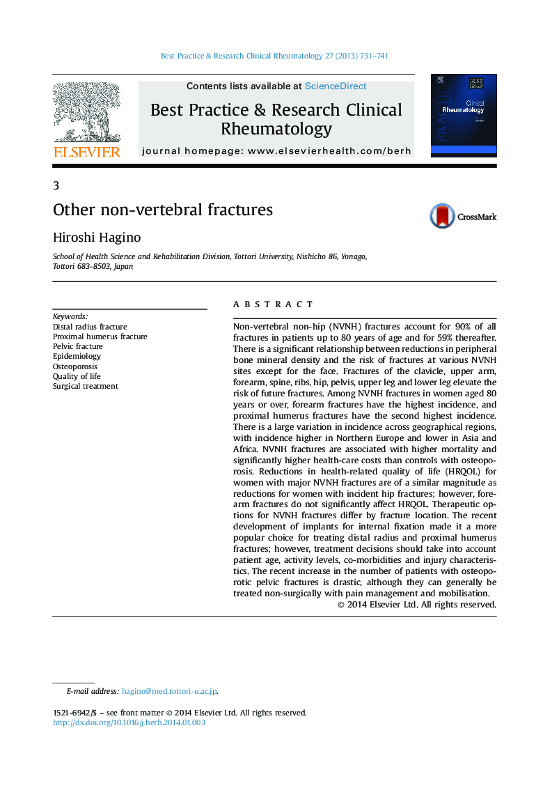 Other non-vertebral fractures