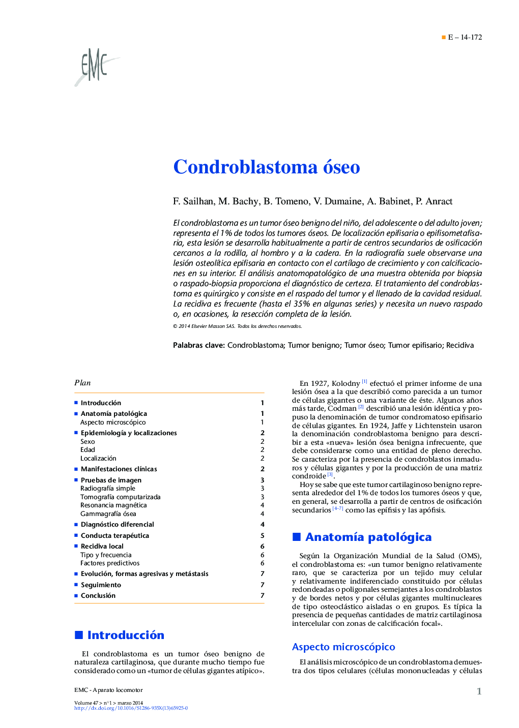 Condroblastoma óseo