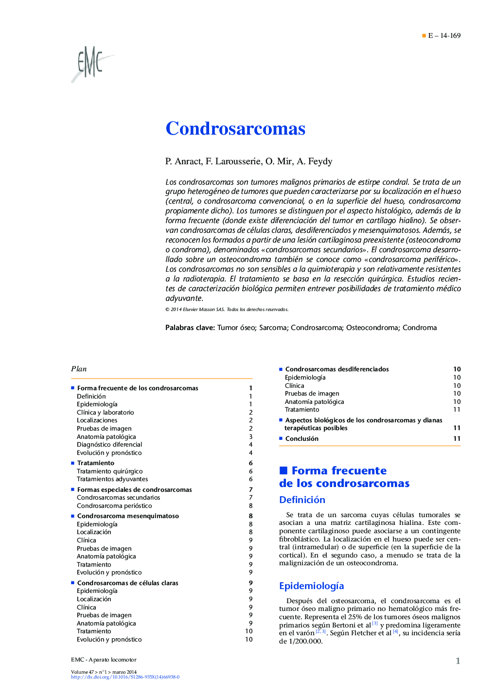 Condrosarcomas