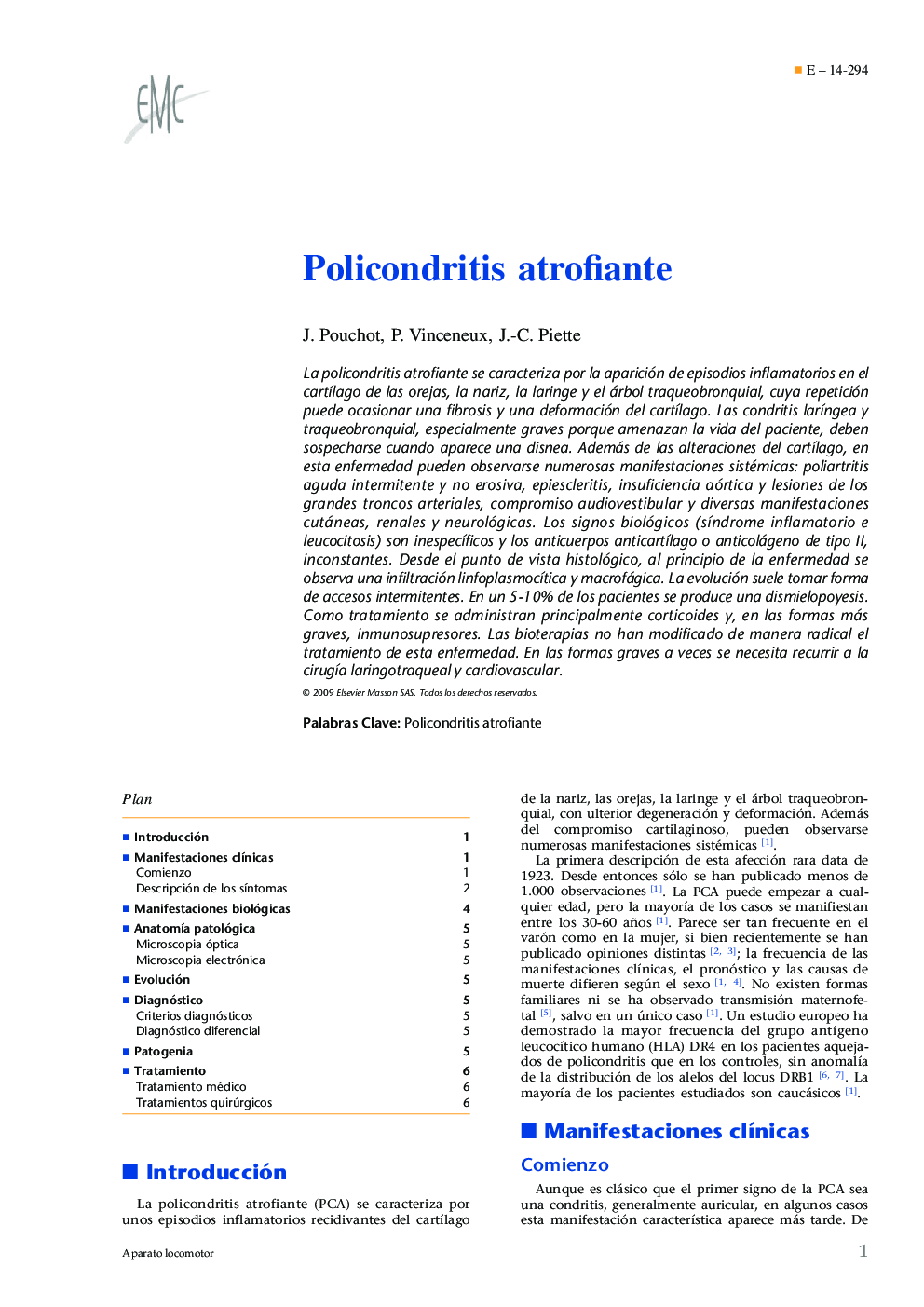 Policondritis atrofiante