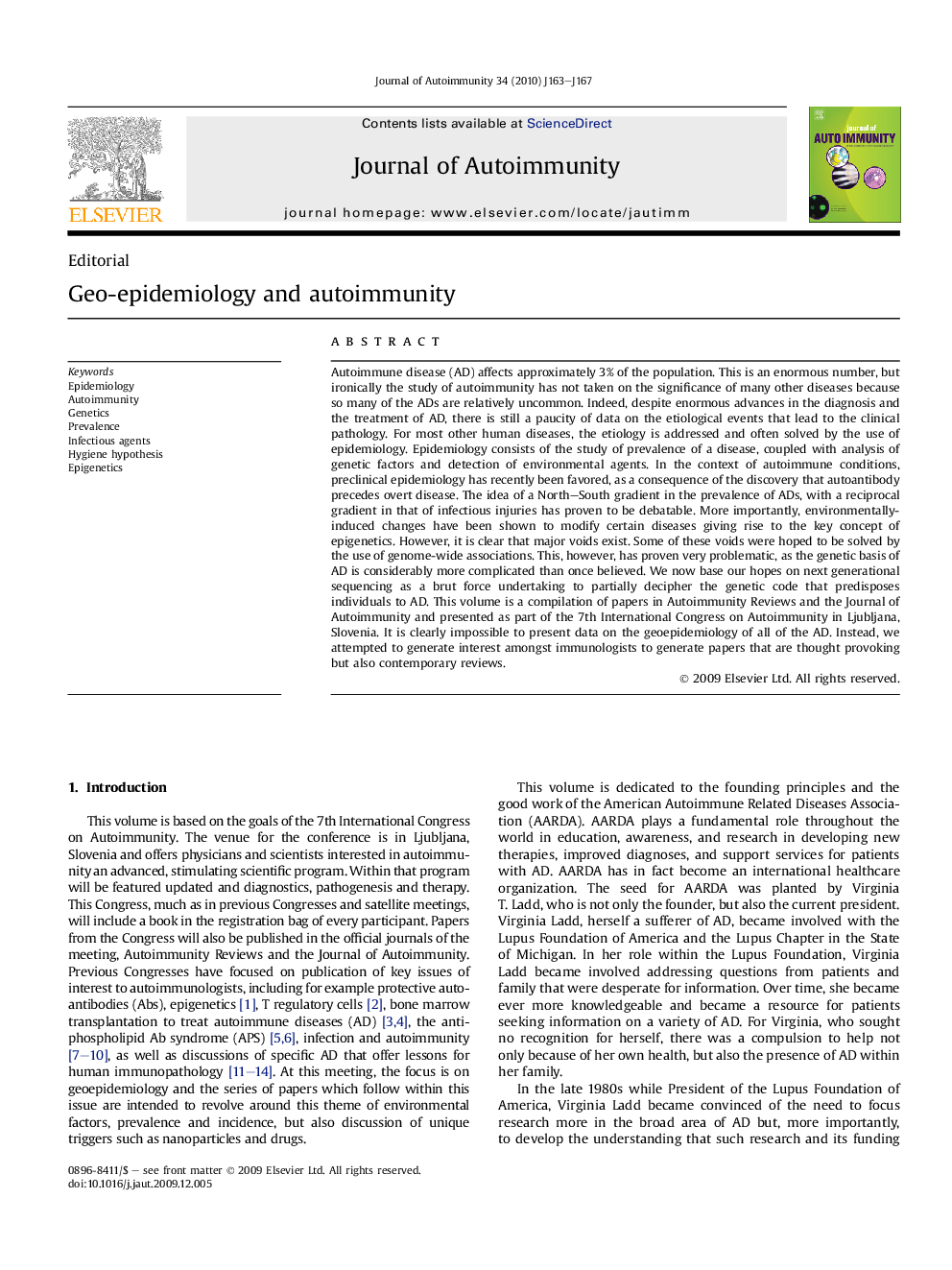 Geo-epidemiology and autoimmunity