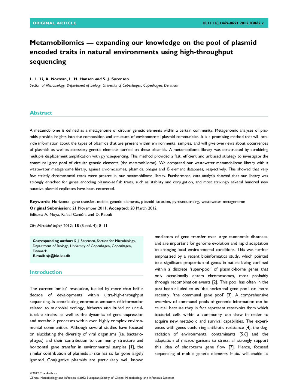 Metamobilomics – expanding our knowledge on the pool of plasmid encoded traits in natural environments using high-throughput sequencing 