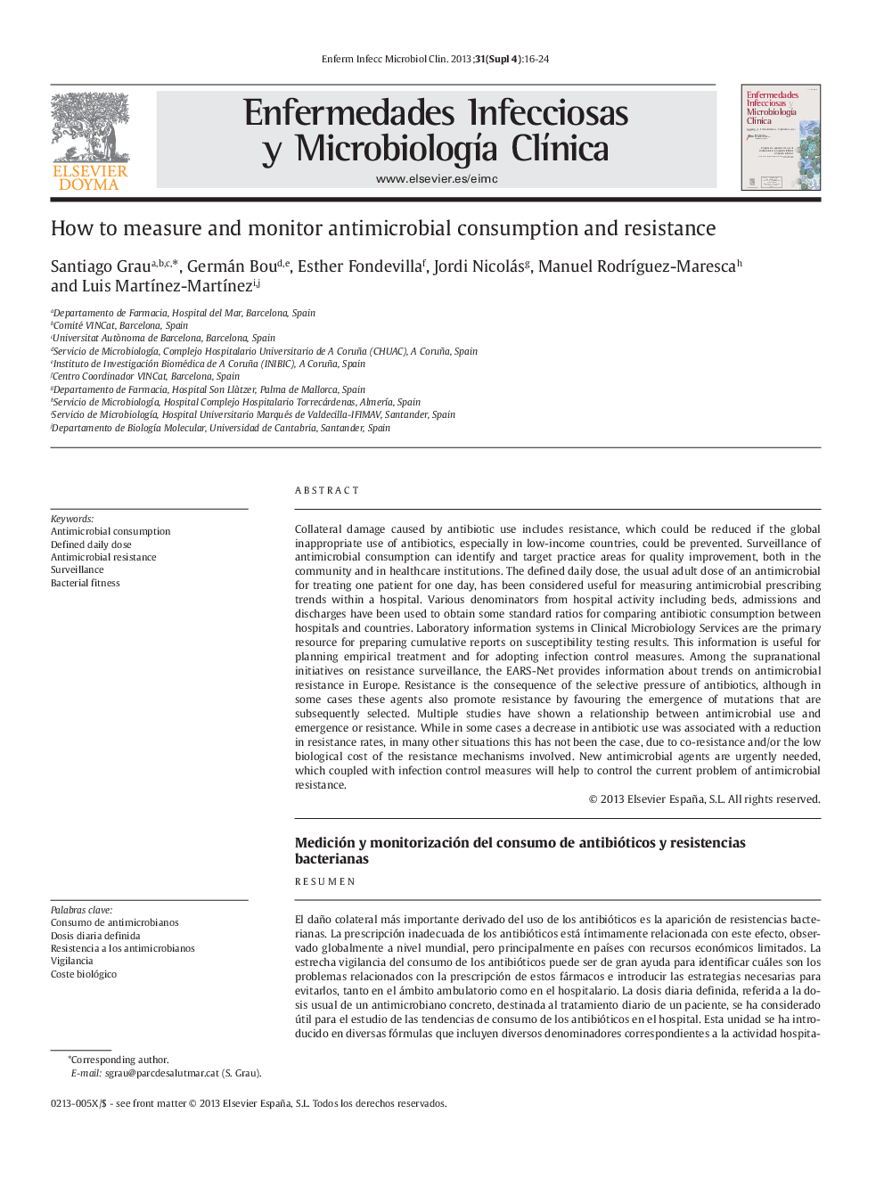 How to measure and monitor antimicrobial consumption and resistance