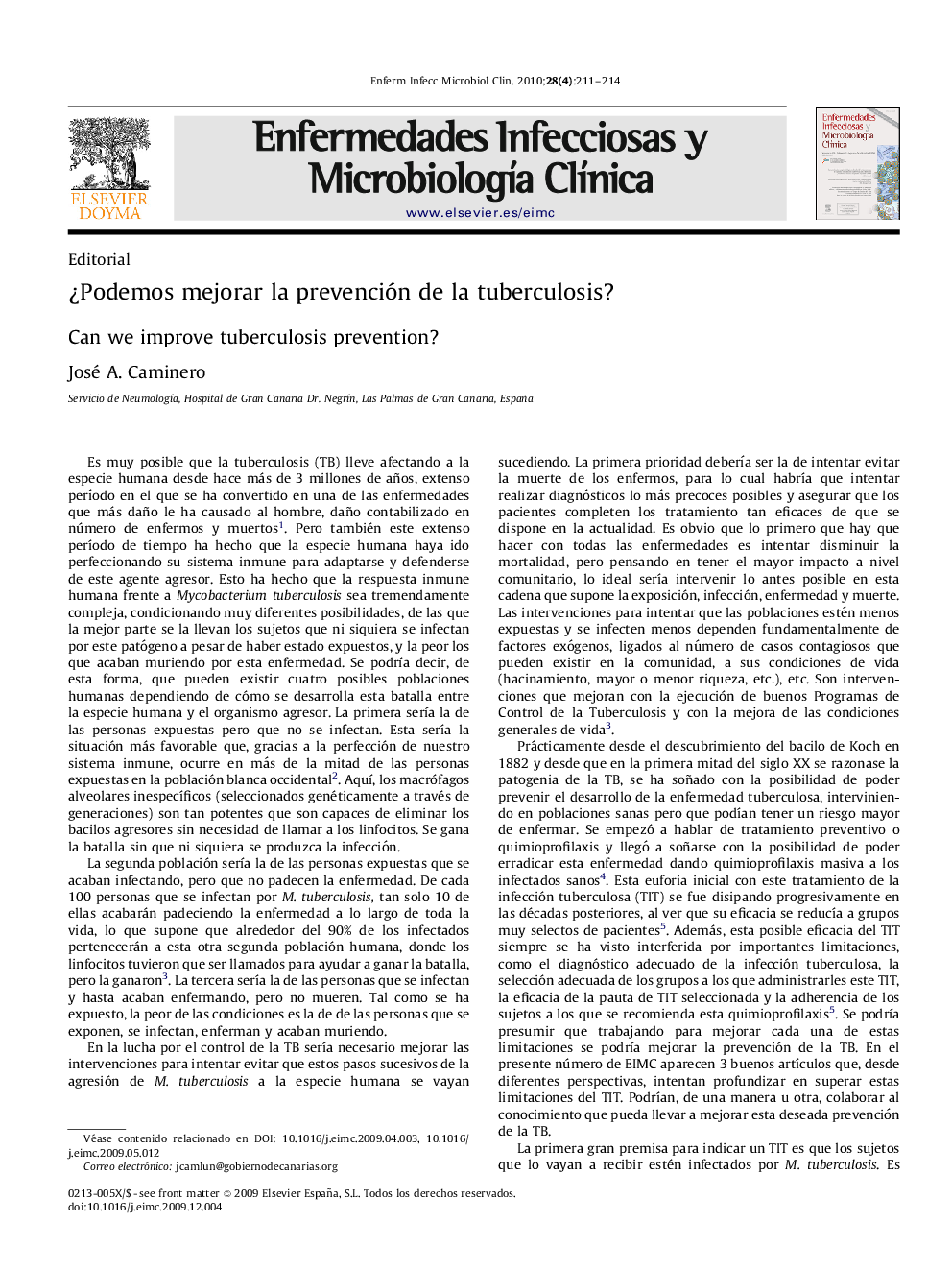 Â¿Podemos mejorar la prevención de la tuberculosis?