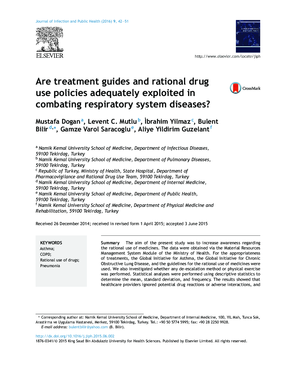 Are treatment guides and rational drug use policies adequately exploited in combating respiratory system diseases?