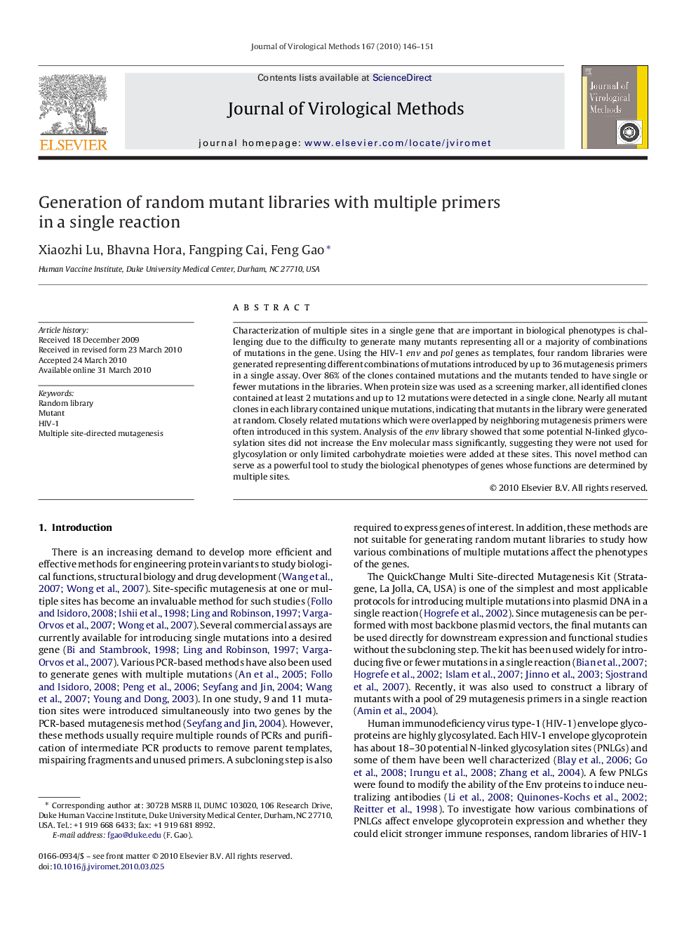 Generation of random mutant libraries with multiple primers in a single reaction