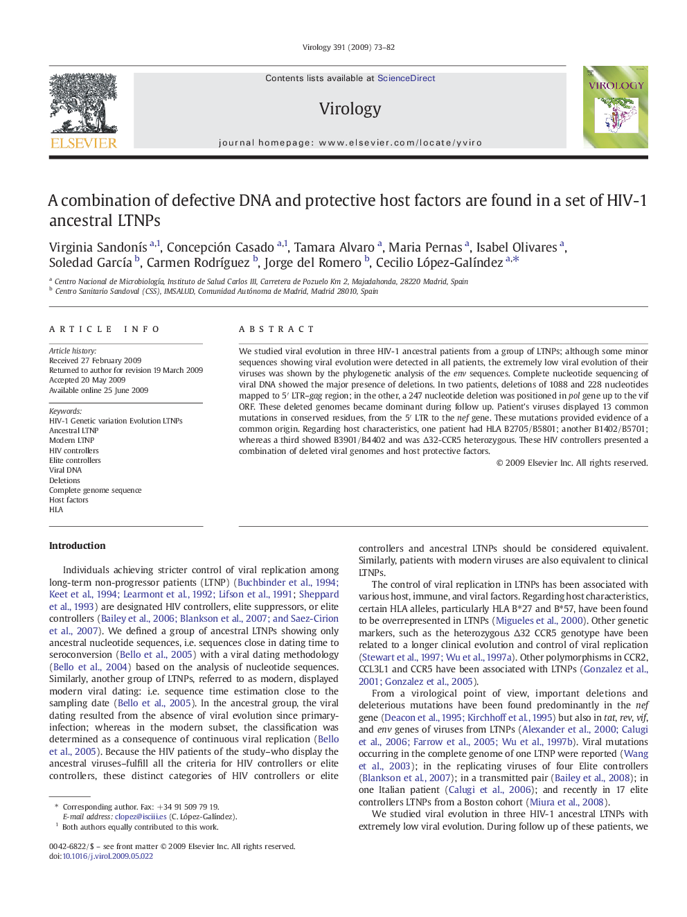 A combination of defective DNA and protective host factors are found in a set of HIV-1 ancestral LTNPs