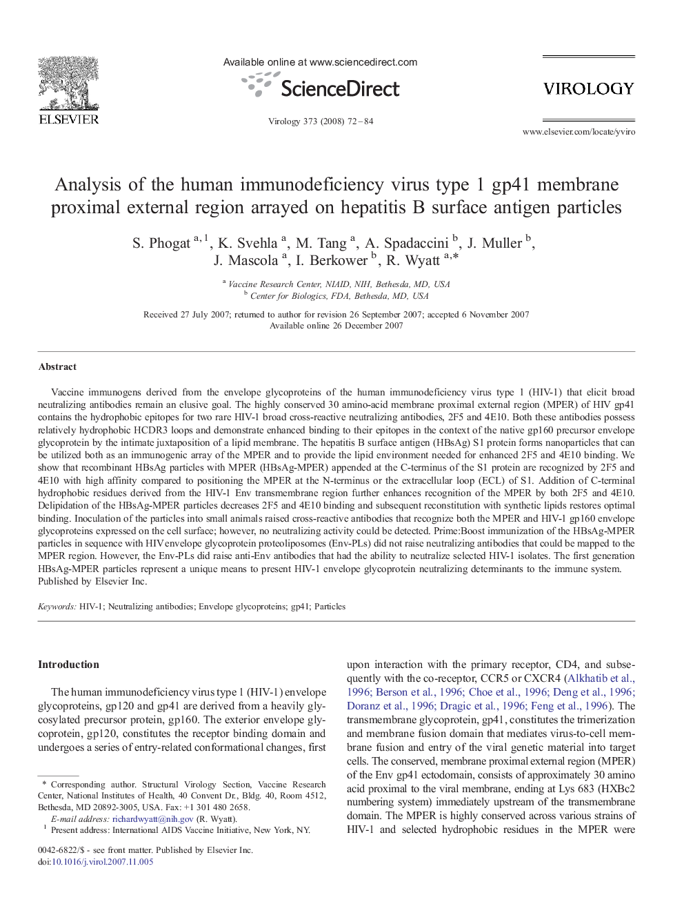 Analysis of the human immunodeficiency virus type 1 gp41 membrane proximal external region arrayed on hepatitis B surface antigen particles