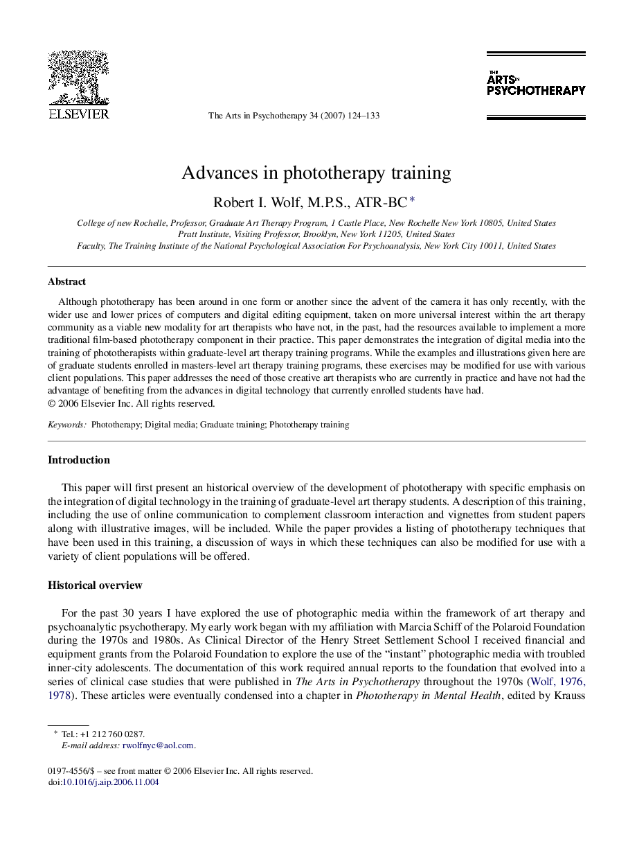 Advances in phototherapy training