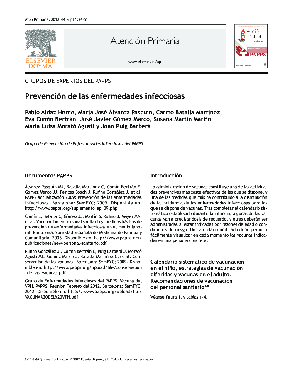 Prevención de las enfermedades infecciosas