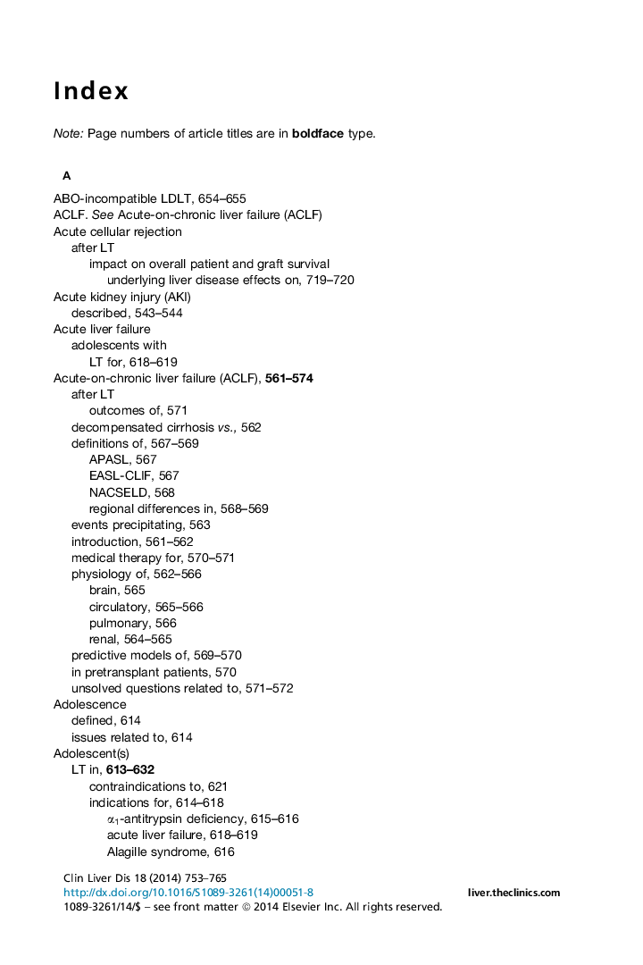 عکس صفحه اول مقاله: Index Index