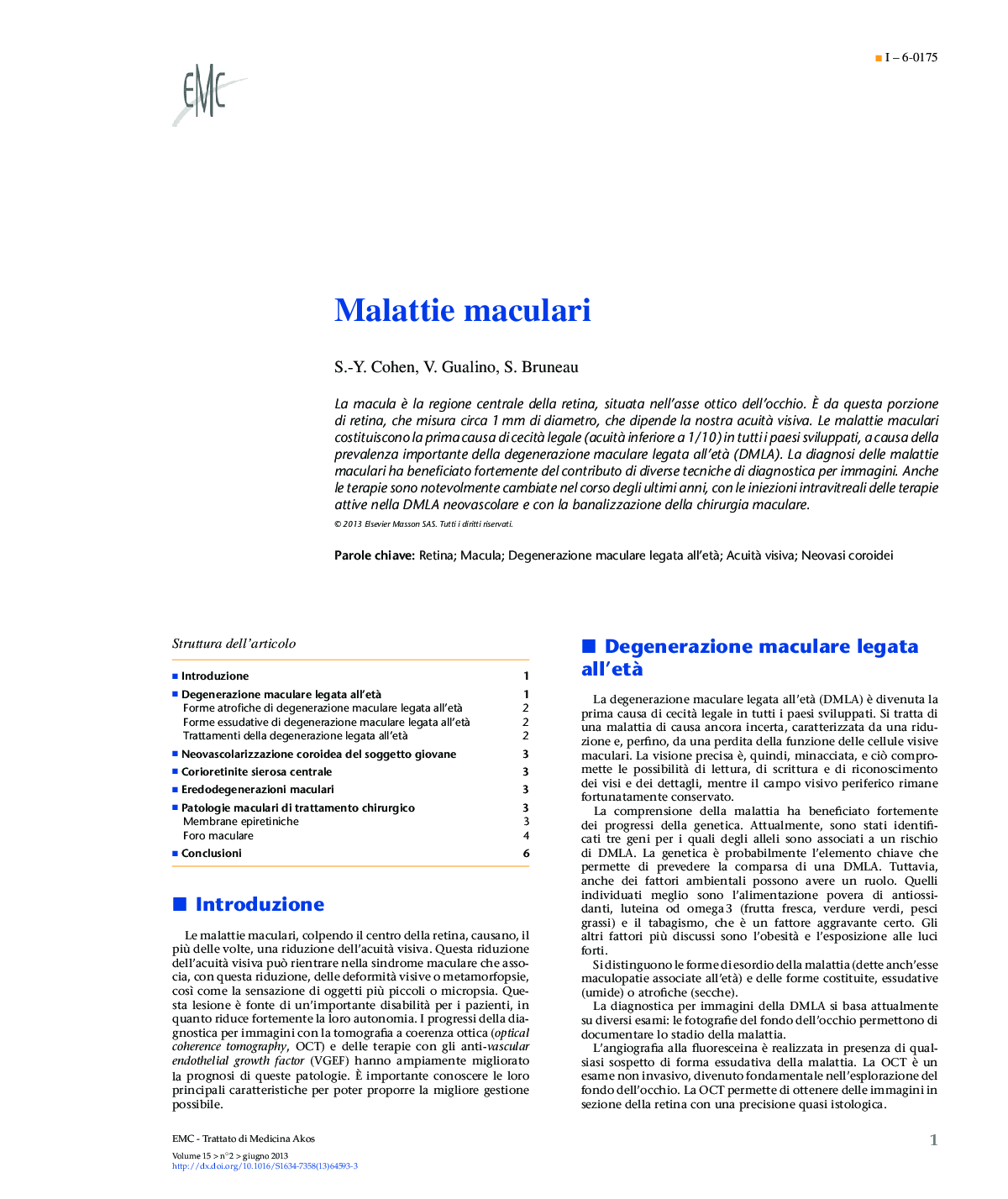 Malattie maculari