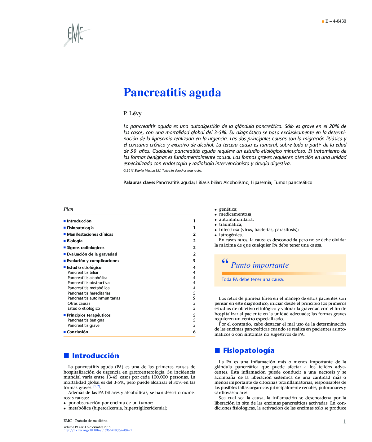 Pancreatitis aguda