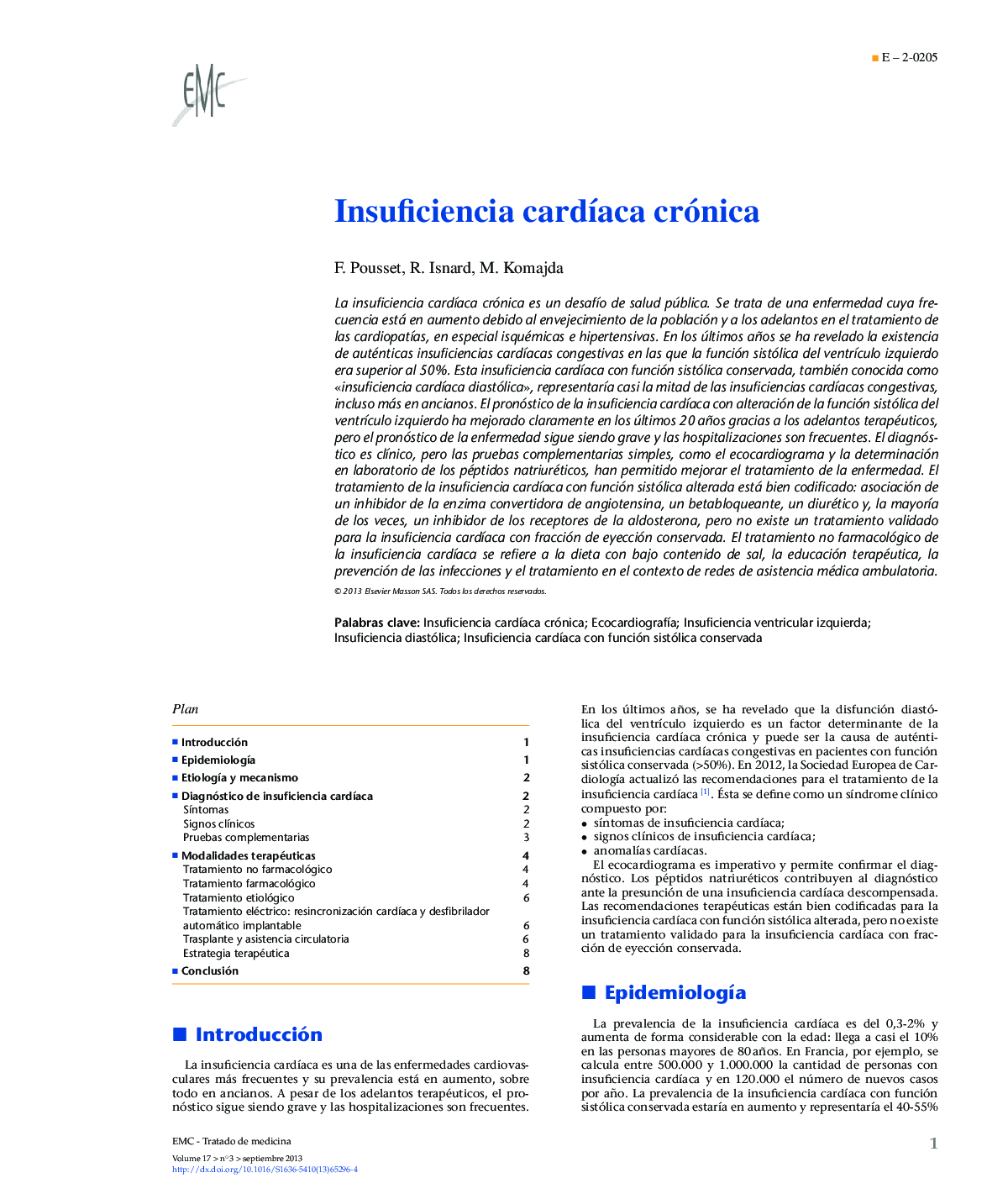 Insuficiencia cardíaca crónica