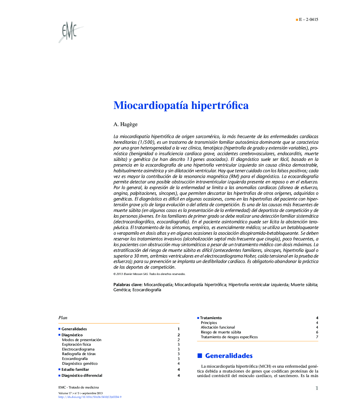Miocardiopatía hipertrófica