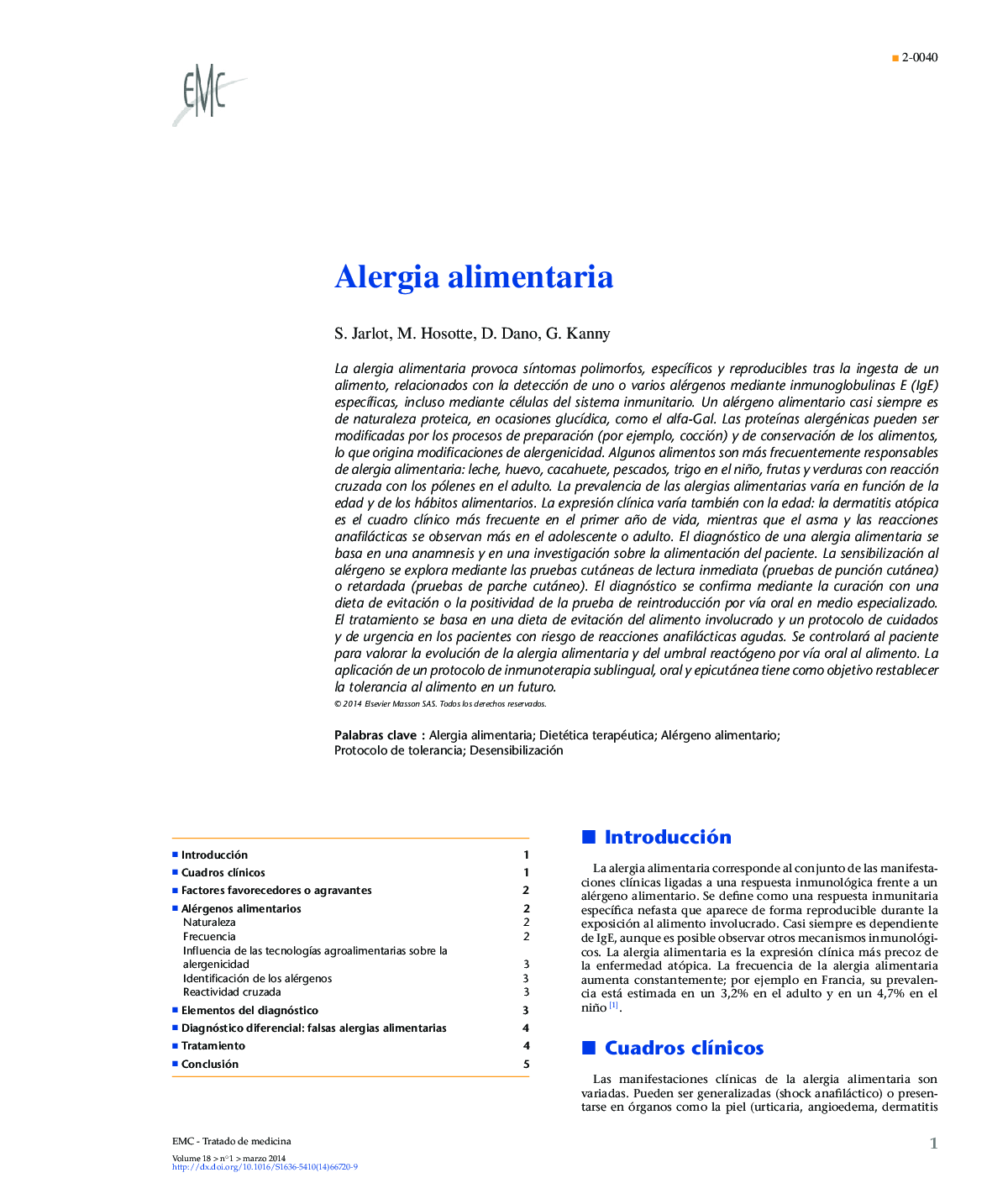 Alergia alimentaria