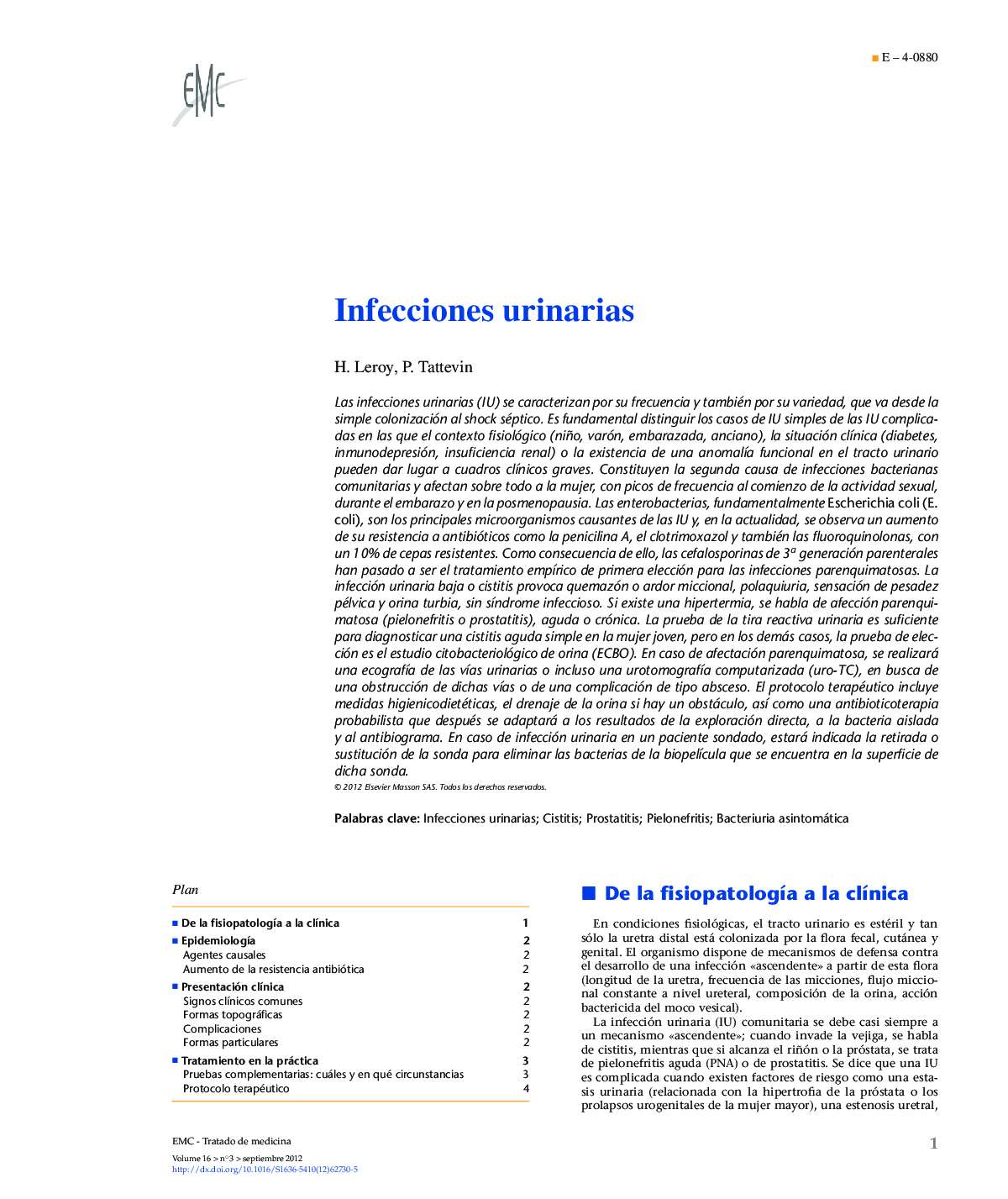 Infecciones urinarias