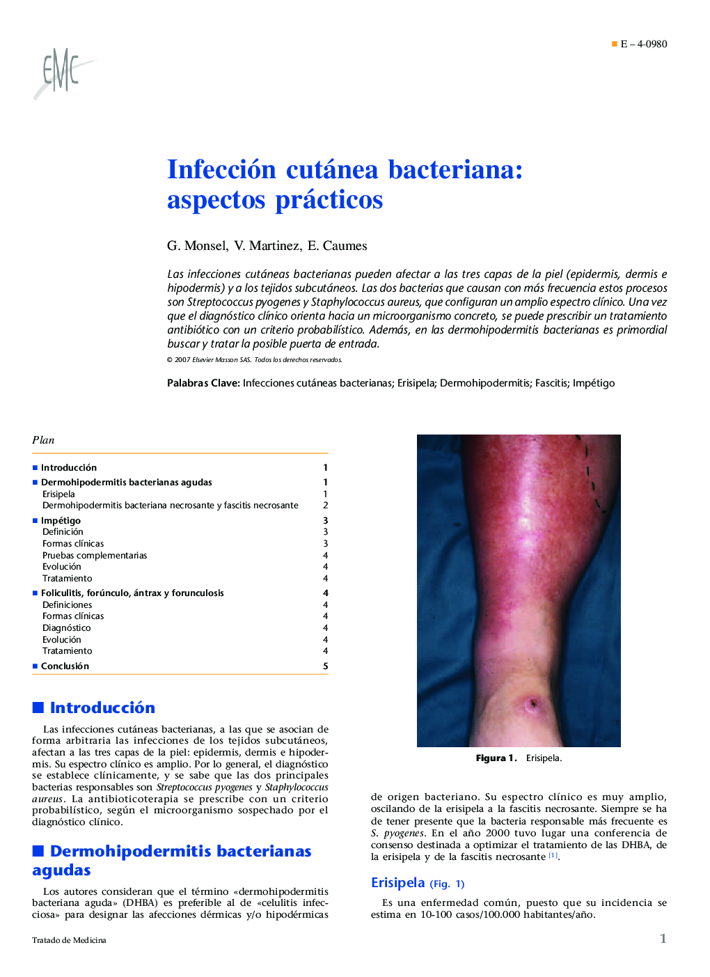 Infección cutánea bacteriana: aspectos prácticos