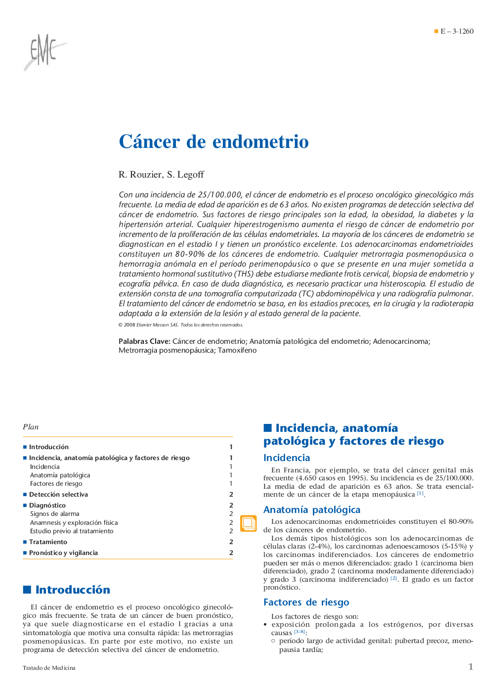 Cáncer de endometrio