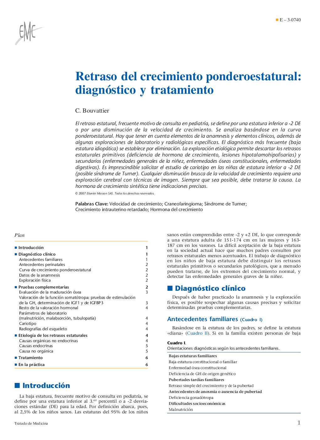 Retraso del crecimiento ponderoestatural: diagnóstico y tratamiento