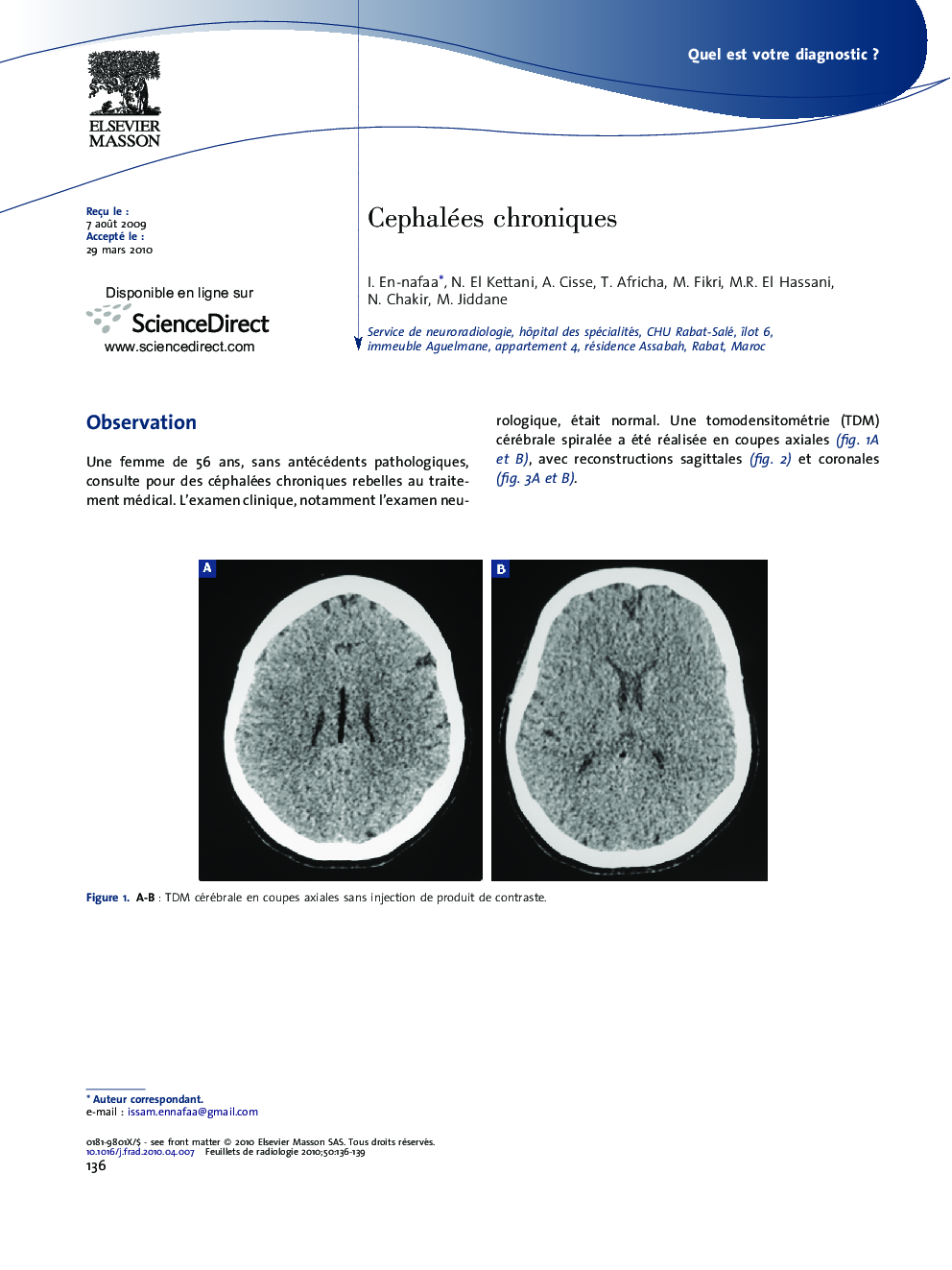 Cephalées chroniques
