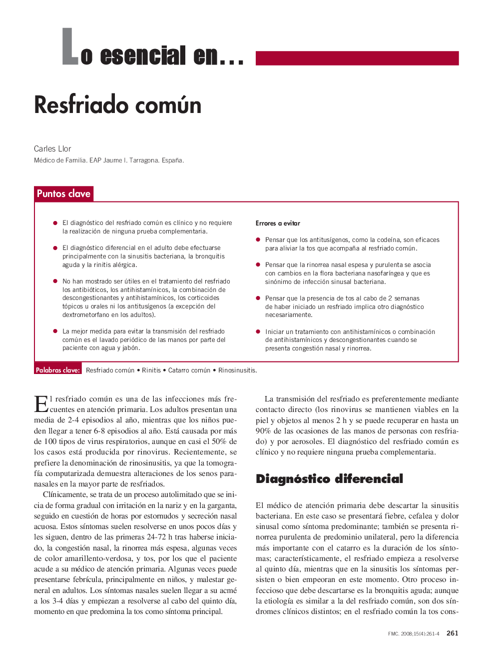 Resfriado común