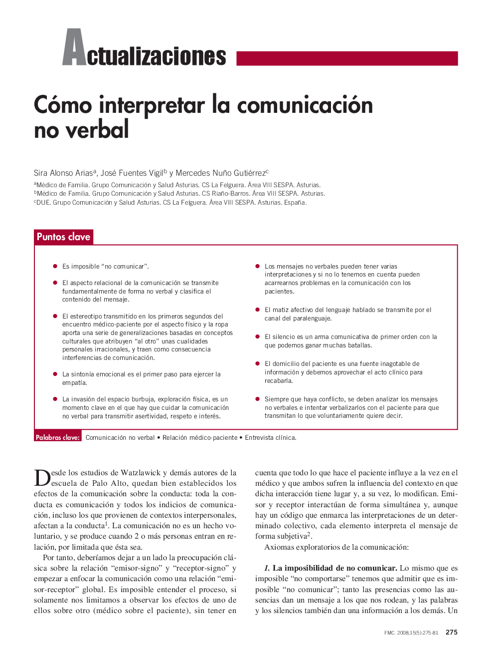 Cómo interpretar la comunicación no verbal