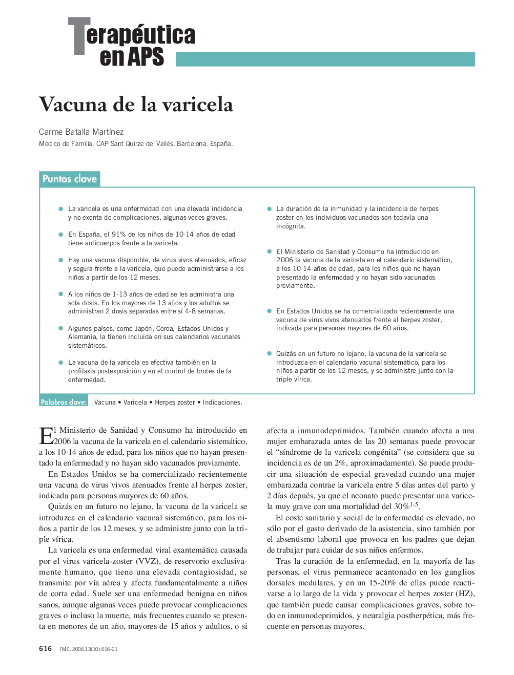 Vacuna de la varicela