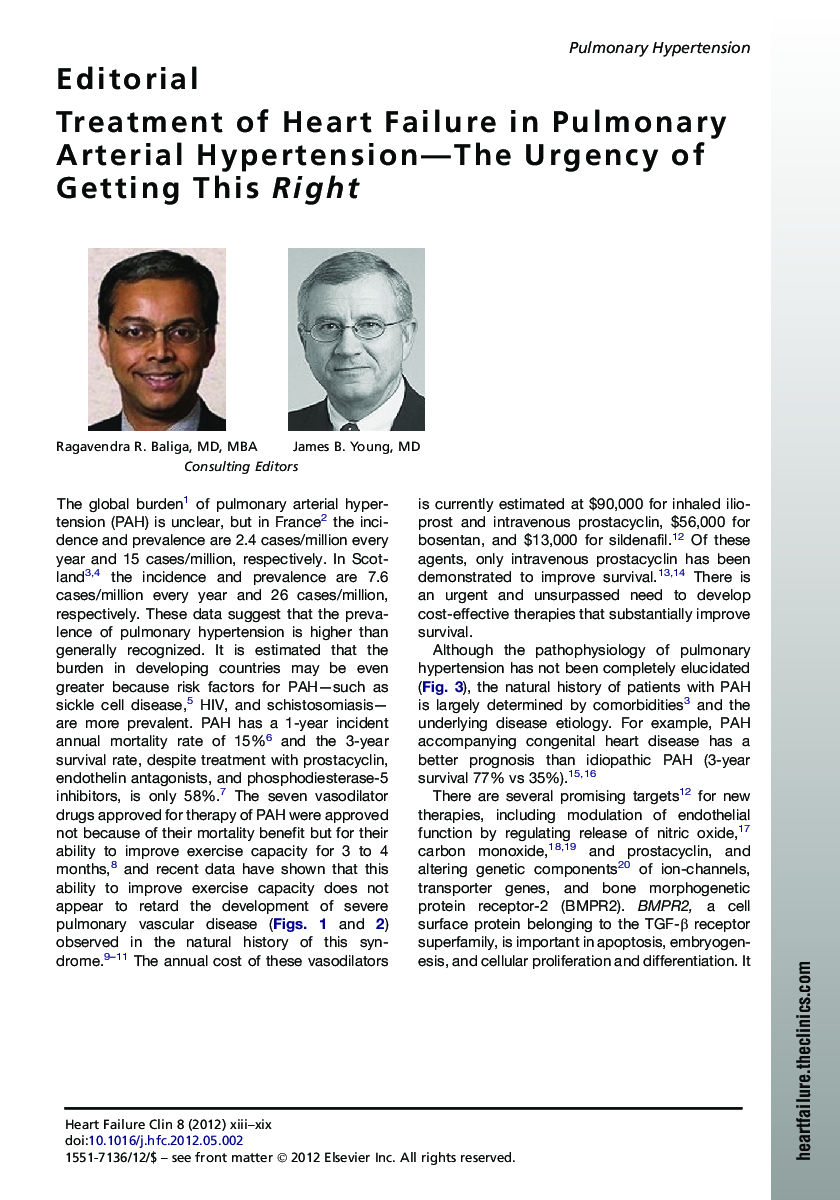 Treatment of Heart Failure in Pulmonary Arterial Hypertension-The Urgency of Getting This Right