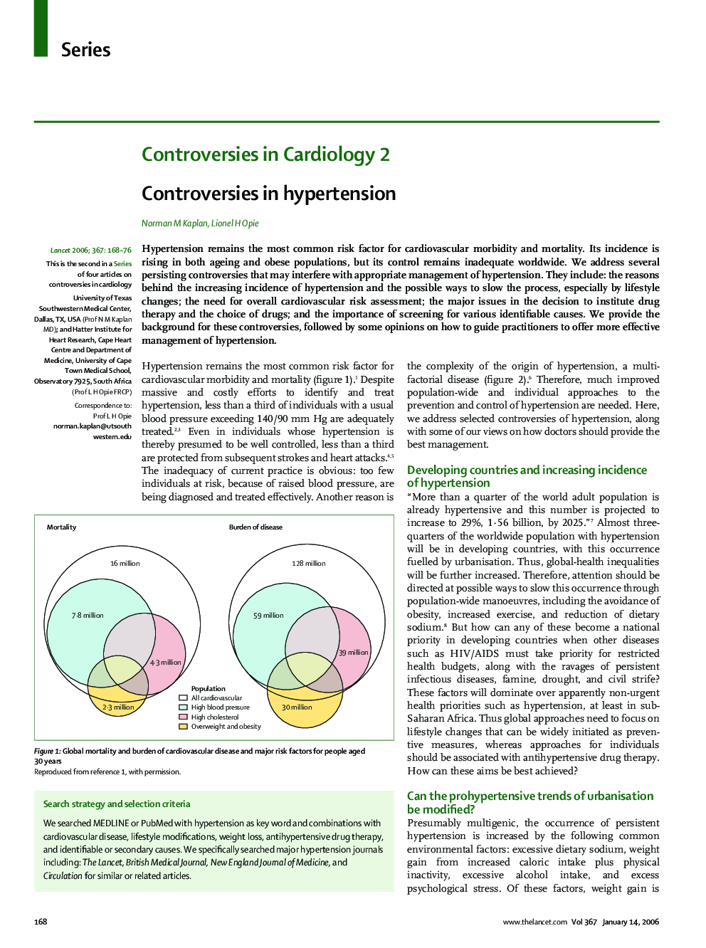 Controversies in hypertension