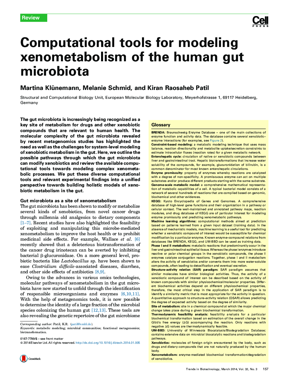 Computational tools for modeling xenometabolism of the human gut microbiota