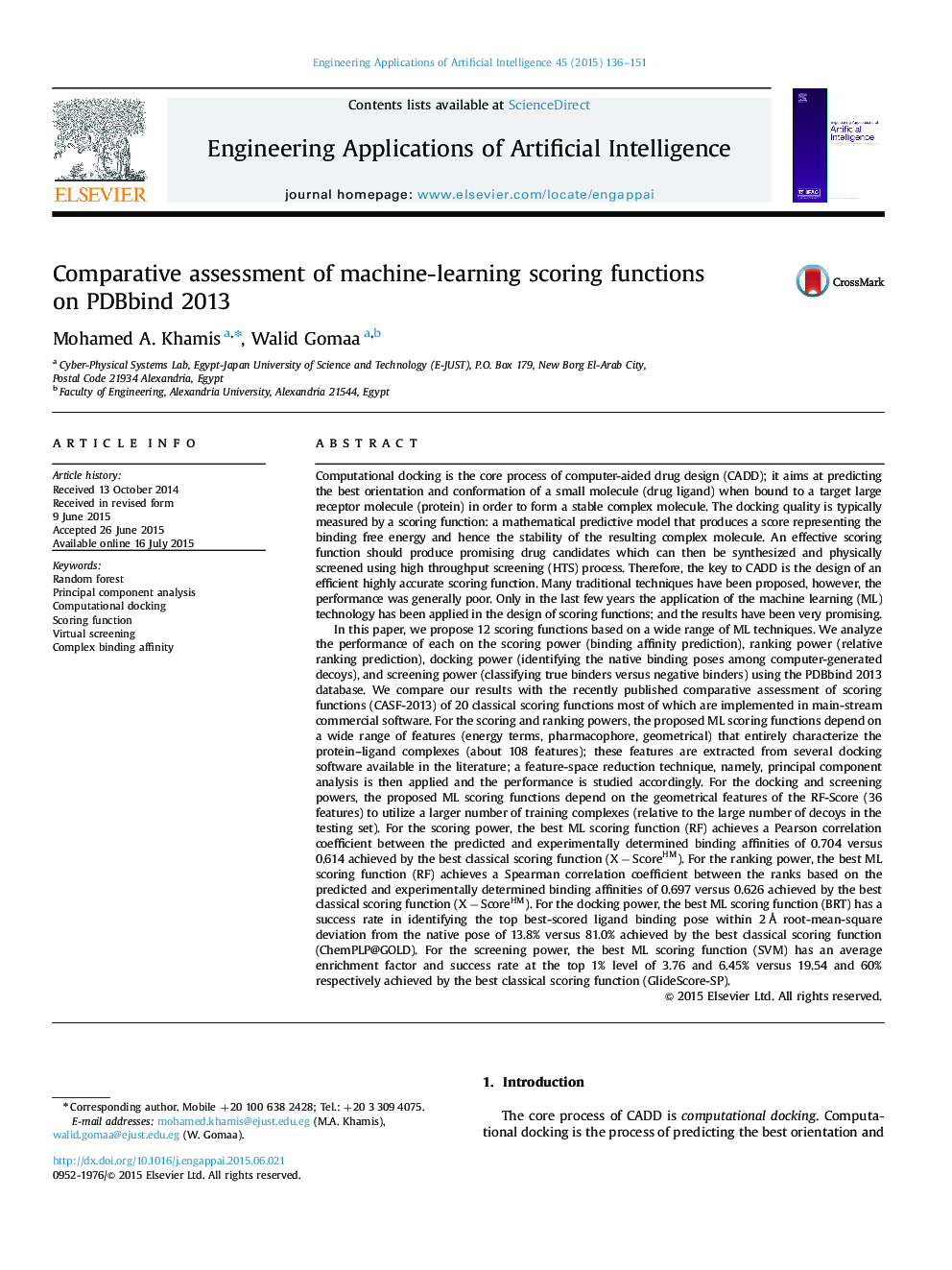 Comparative assessment of machine-learning scoring functions on PDBbind 2013