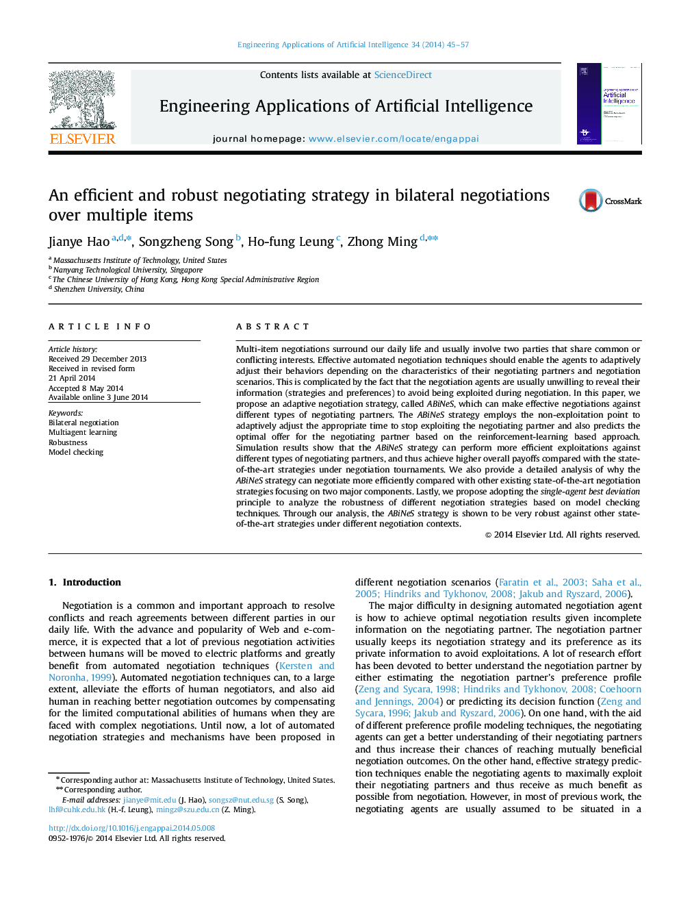 An efficient and robust negotiating strategy in bilateral negotiations over multiple items