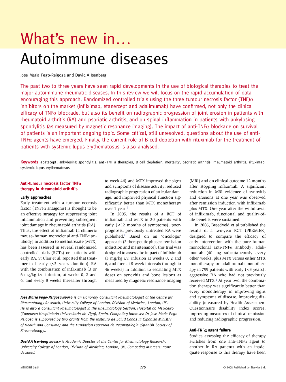 Autoimmune diseases