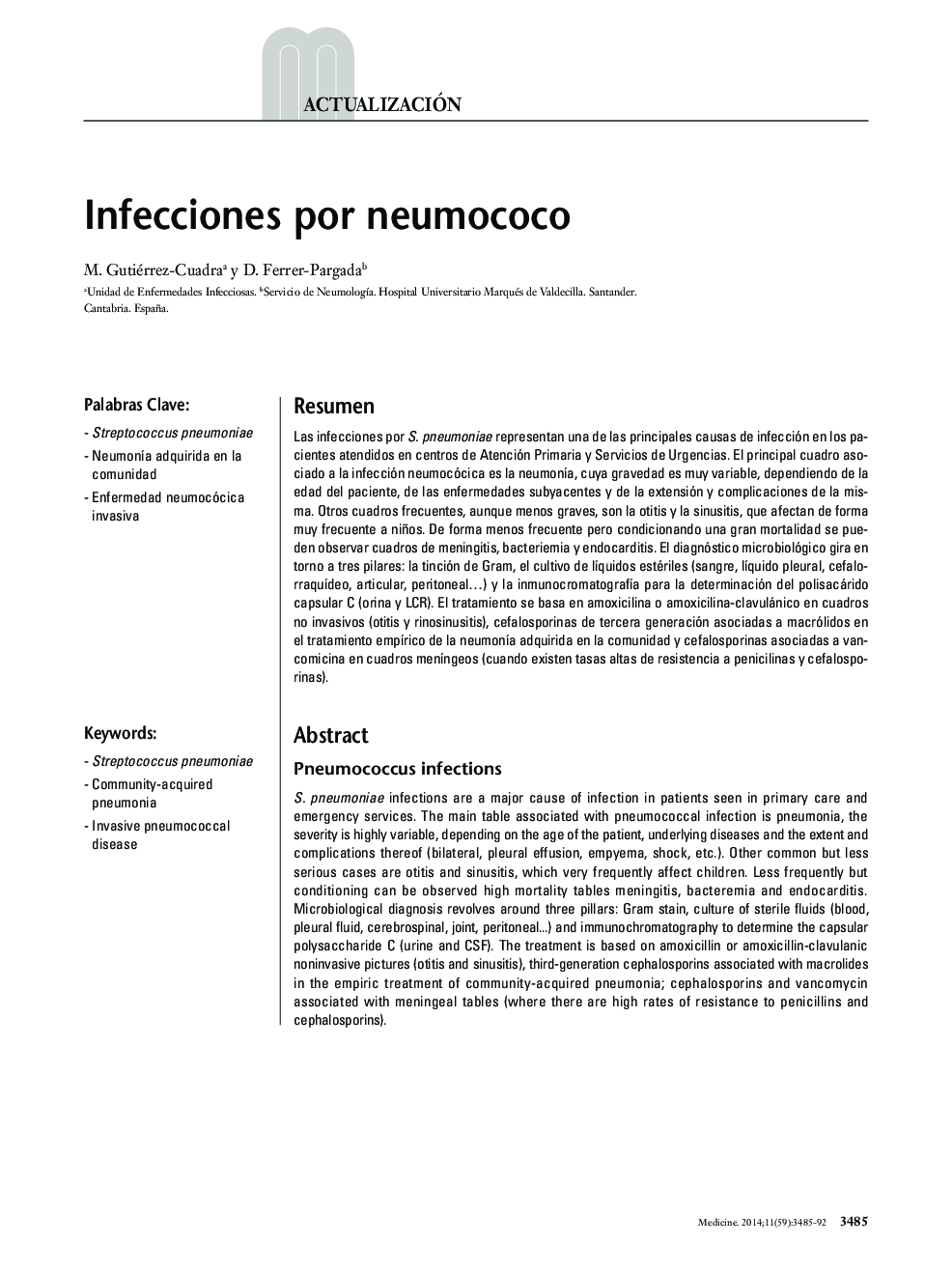 Infecciones por neumococo