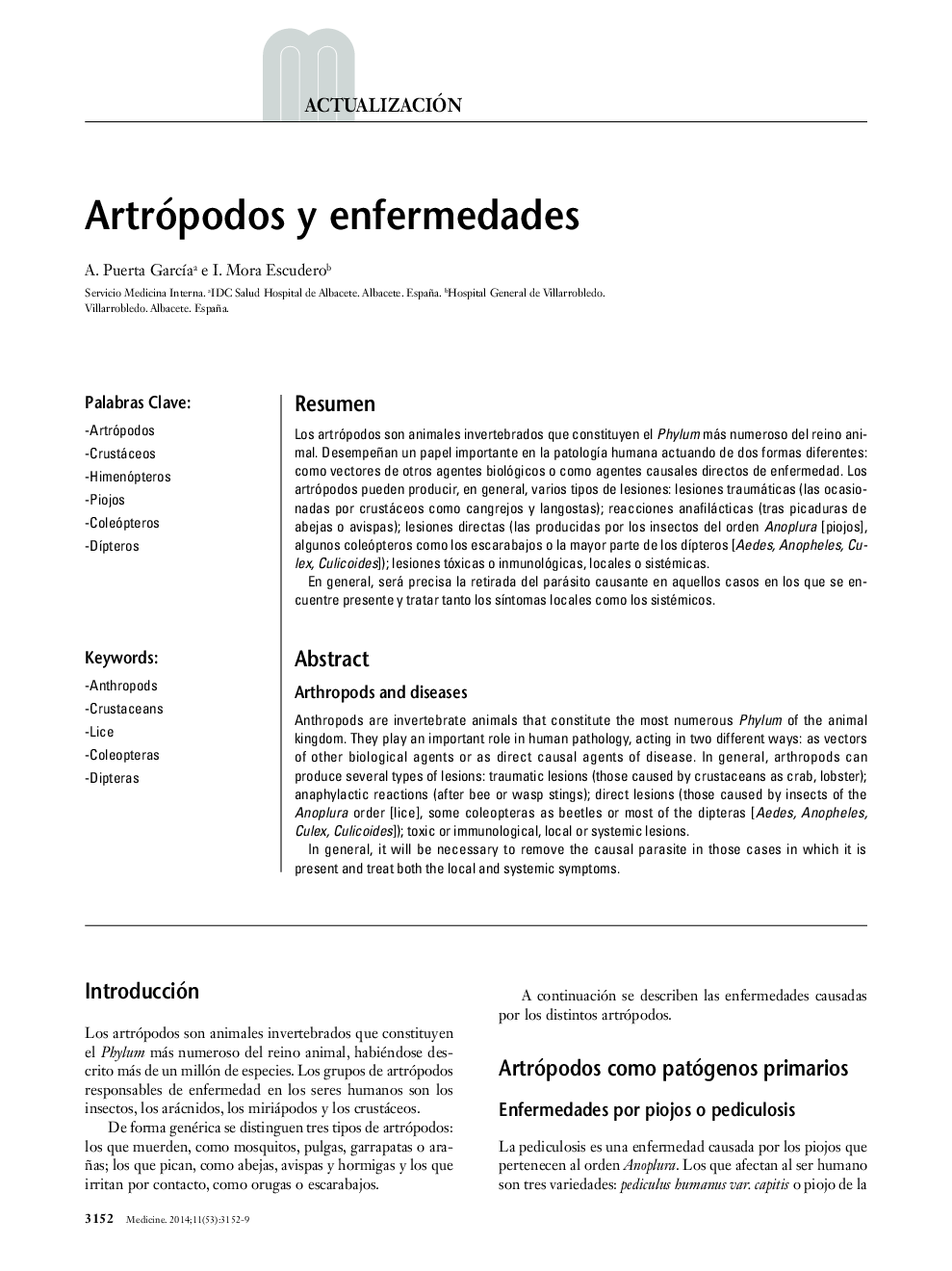 Artrópodos y enfermedades