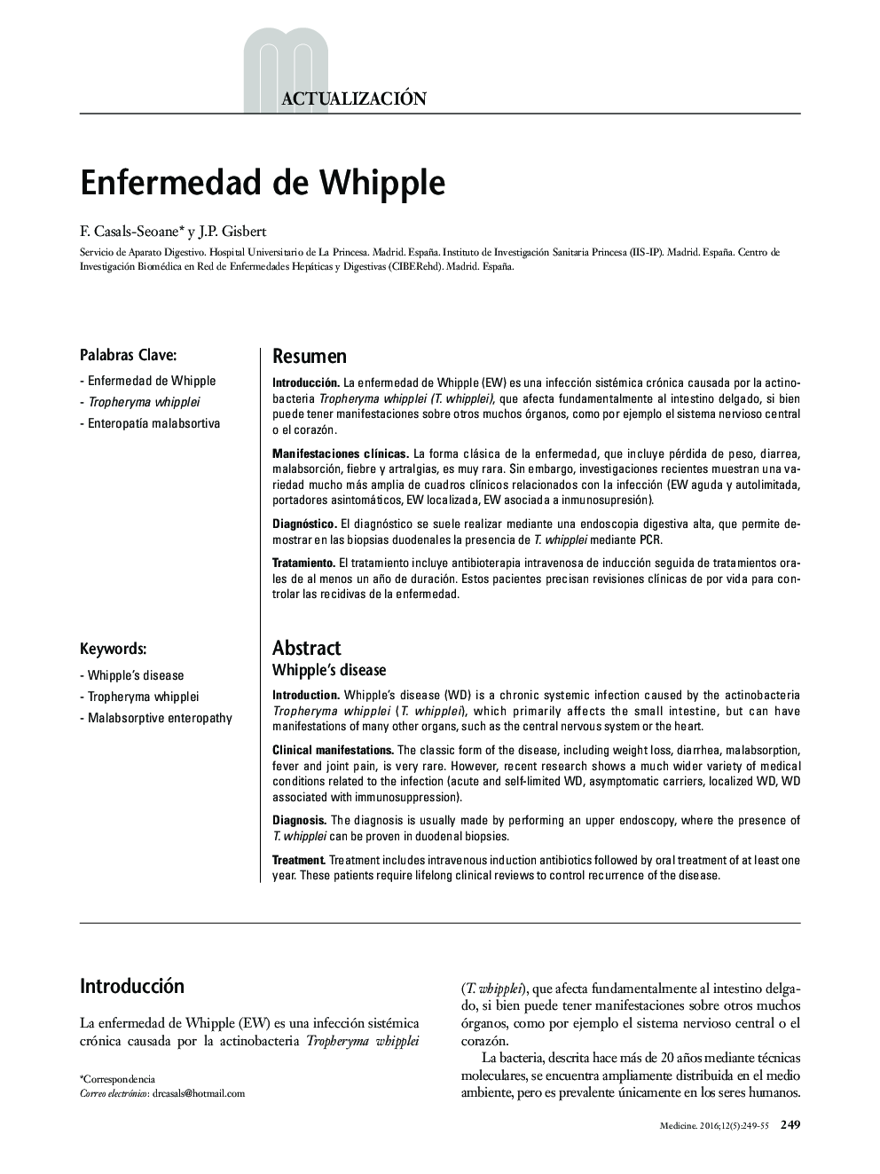 Enfermedad de Whipple