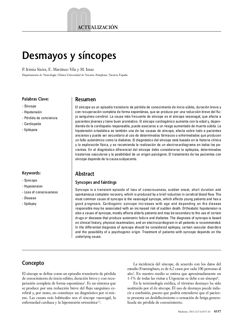 Desmayos y sÃ­ncopes