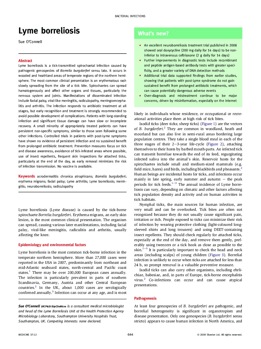 Lyme borreliosis