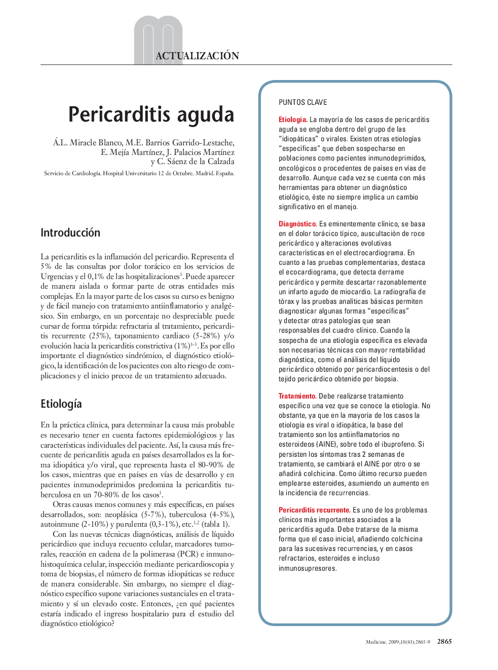 Pericarditis aguda