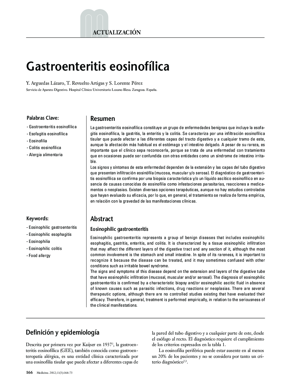 Gastroenteritis eosinofílica